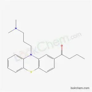 Molecular Structure of 20769-36-2 (1-[10-[3-(Dimethylamino)propyl]-10H-phenothiazin-2-yl]-1-butanone)