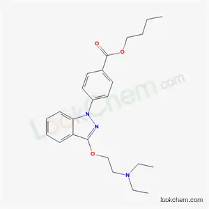 p-[3-[2-(디에틸아미노)에톡시]-1H-인다졸-1-일]벤조산 부틸 에스테르