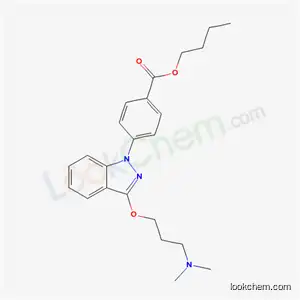 p-[3-[3-(ジメチルアミノ)プロポキシ]-1H-インダゾール-1-イル]安息香酸ブチル