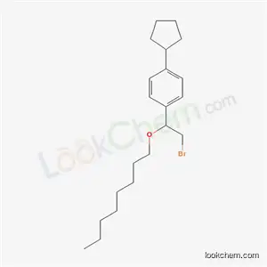 Molecular Structure of 21270-11-1 ([α-(Bromomethyl)-p-cyclopentylbenzyl]octyl ether)