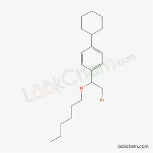 Molecular Structure of 21270-14-4 ([α-(Bromomethyl)-p-cyclohexylbenzyl]hexyl ether)