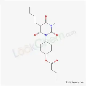 부탄산 4-(헥사하이드로-5-부틸-2,4,6-트리옥소피리미딘-1-일)사이클로헥실 에스테르