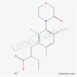 α-エチル-3-(3-オキソモルホリノ)-2,4,6-トリヨードヒドロけい皮酸ナトリウム