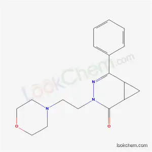 Molecular Structure of 21769-53-9 (3-[2-(morpholin-4-yl)ethyl]-5-phenyl-3,4-diazabicyclo[4.1.0]hept-4-en-2-one)