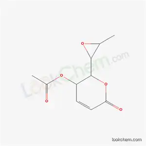 2-(3-methyloxiran-2-yl)-6-oxo-3,6-dihydro-2H-pyran-3-yl acetate (non-preferred name)