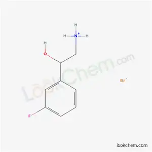 Molecular Structure of 31416-87-2 (2-(3-fluorophenyl)-2-hydroxyethanaminium bromide)