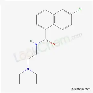 6-클로로-N-[2-(디에틸아미노)에틸]-1-나프탈렌카르복사미드