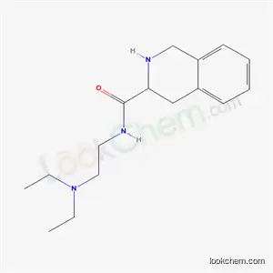 1,2,3,4-Tetrahydro-N-(2-(diethylamino)ethyl)-3-isoquinolinecarboxamide