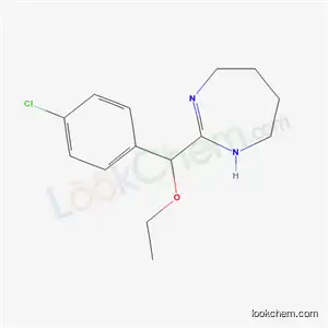 4,5,6,7-Tetrahydro-2-(p-chloro-alpha-ethoxybenzyl)-1H-1,3-diazepine