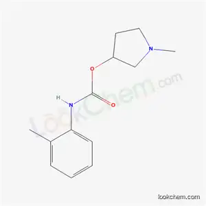 o-Methylcarbanilic acid, N-methyl-3-pyrrolidinyl ester