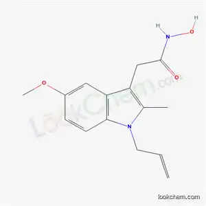 2-(1-アリル-5-メトキシ-2-メチル-1H-インドール-3-イル)アセトヒドロキサム酸