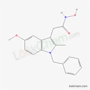 Molecular Structure of 34024-39-0 (2-(1-benzyl-5-methoxy-2-methyl-1H-indol-3-yl)-N-hydroxyacetamide)