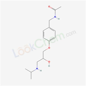 N-[[4-[2-hydroxy-3-(propan-2-ylamino)propoxy]phenyl]methyl]acetamide