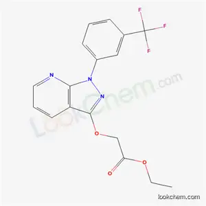 [[1-[3-(트리플루오로메틸)페닐]-1H-피라졸로[3,4-b]피리딘-3-일]옥시]아세트산 에틸 에스테르