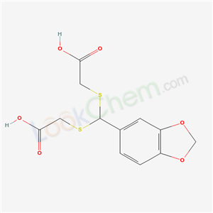 2-[1,3-benzodioxol-5-yl(carboxymethylsulfanyl)methyl]sulfanylacetic acid