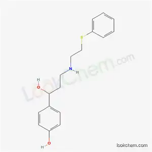 Molecular Structure of 34920-62-2 (p-Hydroxy-α-[1-[[2-(phenylthio)ethyl]amino]ethyl]benzyl alcohol)