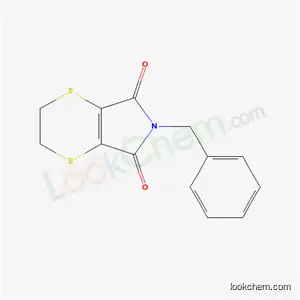 Molecular Structure of 35809-78-0 (6-benzyl-2,3-dihydro-5H-[1,4]dithiino[2,3-c]pyrrole-5,7(6H)-dione)