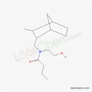 2-(N-Butanoyl-N-(2-hydroxyethyl)aminomethyl)-3-methylnorbornane