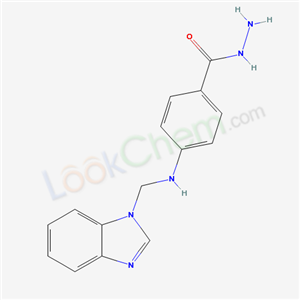 p-[(1H-Benzimidazol-1-ylmethyl)amino]benzohydrazide