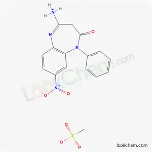 8-ニトロ-4-アミノ-1-フェニル-1,3-ジヒドロ-2H-1,5-ベンゾジアゼピン-2-オン?メタンスルホン酸