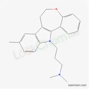 12H-(1)Benzoxepino(5,4-b)indole, 6,7-dihydro-12-(3-dimethylaminopropyl)-9-methyl-