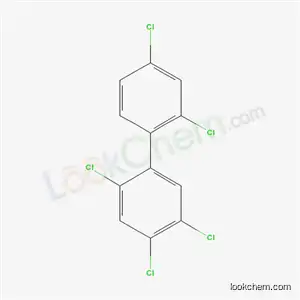 Molecular Structure of 38380-01-7 (2,2',4,4',5-PENTACHLOROBIPHENYL)