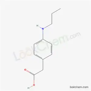 Molecular Structure of 39718-77-9 ([4-(propylamino)phenyl]acetic acid)