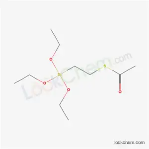 Molecular Structure of 40055-63-8 (Thioacetic acid S-[2-(triethoxysilyl)ethyl] ester)