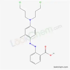 2-[[4-[ビス(2-クロロプロピル)アミノ]-2-メチルフェニル]アゾ]安息香酸