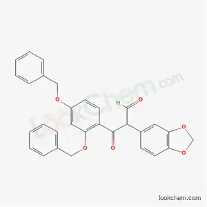 α-[2,4-비스(페닐메톡시)벤조일]-1,3-벤조디옥솔-5-아세트알데히드