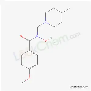 4-메톡시-N-[(4-메틸-1-피페리디닐)메틸]벤조히드록삼산