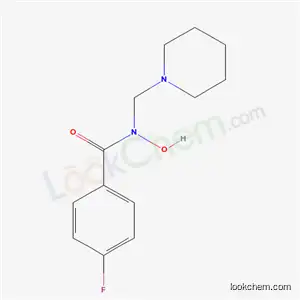 4-플루오로-N-(1-피페리디닐메틸)벤조히드록삼산
