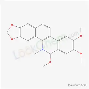 Molecular Structure of 41349-33-1 (2,3,13-trimethoxy-12-methyl-12,13-dihydro[1,3]benzodioxolo[5,6-c]phenanthridine)