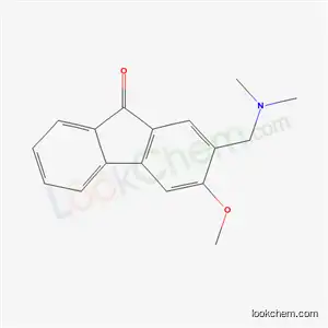 Molecular Structure of 42839-76-9 (2-(Dimethylamino)methyl-3-methoxy-9H-fluoren-9-one)