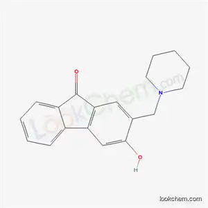 Molecular Structure of 42839-82-7 (3-Hydroxy-2-piperidinomethyl-9H-fluoren-9-one)