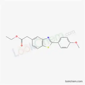 5-Benzothiazoleacetic acid, 2-(4-methoxyphenyl)-, ethyl ester