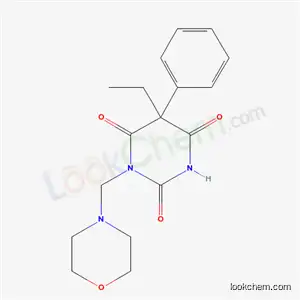 Molecular Structure of 18009-29-5 (5-Ethyl-1-(morpholinomethyl)-5-phenylbarbituric acid)