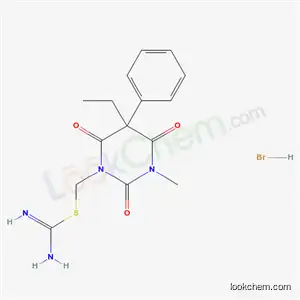 Barbituric acid, 1-((amidinothio)methyl)-5-ethyl-3-methyl-5-phenyl-, monohydrobromide