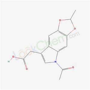 5-Acetyl-2-methyl-5H-1,3-dioxolo[4,5-f]indole-7-acetic acid