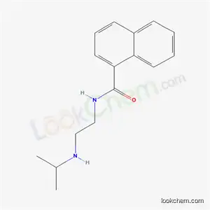 1-Naphthalenecarboxamide, N-(2-(isopropylamino)ethyl)-