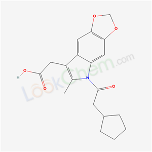 5-(Cyclopentylacetyl)-6-methyl-5H-1,3-dioxolo[4,5-f]indole-7-acetic acid