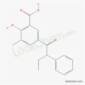 2-ヒドロキシ-3-メチル-5-(2-フェニルブチリル)安息香酸