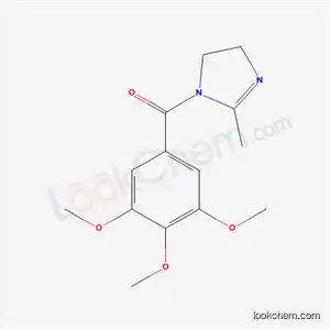 Molecular Structure of 50916-04-6 ((2-methyl-4,5-dihydro-1H-imidazol-1-yl)(3,4,5-trimethoxyphenyl)methanone)