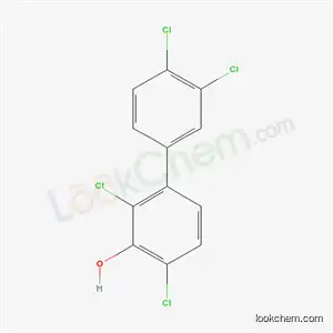 Molecular Structure of 51109-11-6 ((1,1'-Biphenyl)-3-OL, 2,3',4,4'-tetrachloro-)