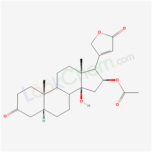 [(5R,10S,13R,14S,16S)-14-hydroxy-10,13-dimethyl-3-oxo-17-(5-oxo-2H-furan-3-yl)-2,4,5,6,7,8,9,11,12,15,16,17-dodecahydro-1H-cyclopenta[a]phenanthren-16-yl] acetate