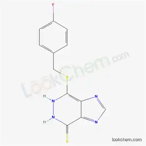 Molecular Structure of 3543-48-4 (7-[(4-fluorobenzyl)sulfanyl]-5,6-dihydro-4H-imidazo[4,5-d]pyridazine-4-thione)