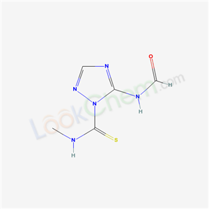 N-[2-(methylthiocarbamoyl)-1,2,4-triazol-3-yl]formamide cas  35101-94-1