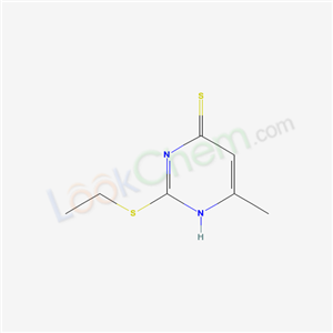 2-ethylsulfanyl-6-methyl-1H-pyrimidine-4-thione cas  6967-58-4
