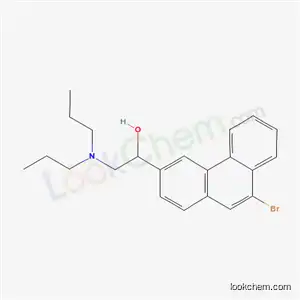 Molecular Structure of 5463-07-0 (1-(9-bromophenanthren-3-yl)-2-(dipropylamino)ethanol)