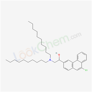 1-(9-chlorophenanthren-3-yl)-2-(didecylamino)ethanol cas  5431-29-8